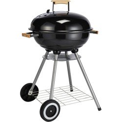 Kogelgrill met 2 wielen - 46 x 46 x 79 cm