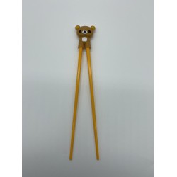 Eetstokje - chopstick child - Eetstokjes voor kinderen – Beer  - 22.5 cm – bruin - chopstick