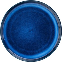 Utopia Bord met opstaande rand 25cm "Atlantis blauw" (6stuks) | Voor de echte "Thuis chef"