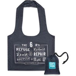 Onya Grote Shopper Charcoal gemaakt van rPet-materiaal - gerecyclede plastic drinkflessen