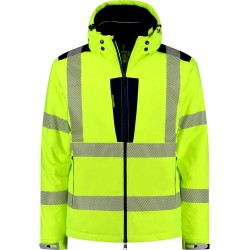 Macseis Frontline veiligheidsjas winter High Visibility fluor groen/donkerblauw maat L