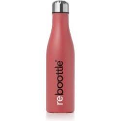 Reboottle - Thermo - Duurzame thermosfles - Hippe drinkfles - 500ml - Roze