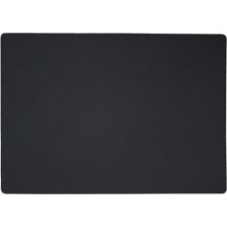 4x Placemat Uni Black - 30x43cm - onderlegger - tafeldecoratie - placemats kunststof  - zwart