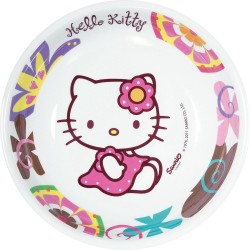 "Diep bord in melamine met Hello Kitty  - Feestdecoratievoorwerp - One size"