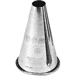 Garneerspuitje RVS Glad Ø9mm