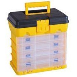 Stockbox Opbergbox 32 x 21 cm met 5 lades en deksel - hoogte 32 cm