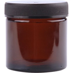 Lege Zalfpotjes / Crèmepotjes / Crèmepotje 60ml Amber Glas - 6 stuks