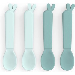 Done By Deer Kiddish Spoons Lalee Blue 4-pack