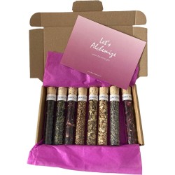 Let's alchemize Color Extravaganza -  Gin color changing set - 8 tubes (25ml) Gin botanicals - Cocktailkruiden