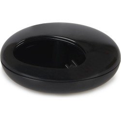 Balvi Asbak Pebble 13,9 X 5,5 Cm Melamine Zwart