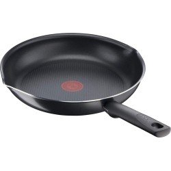 braadpan 20 cm met titanium antiaanbaklaag, schenktuit, thermosignaal, diffusorbodem, diepe vorm, geschikt voor gas, ceran, elektrisch, gemakkelijk te reinigen