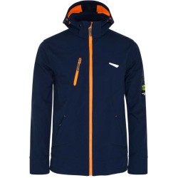 Borel Hooded Softshell Jack-Navy-S