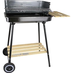 Master Grill MG905 Rechthoekige grillwagen met zijplank barbecuetrolley