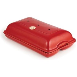 Emile Henry Bakvorm Ciabatta 39 X 23 Cm 1200 Ml Keramiek Rood