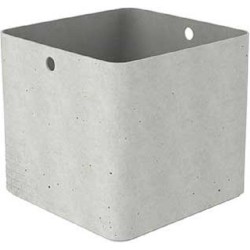 Beton Opbergbox XL - 18 Liter - Vierkant - Kunststof - 28x28xh26cm