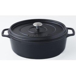 INVICTA Ovale braadpan - 29 cm - Zwart - Alle warmtebronnen inclusief inductie