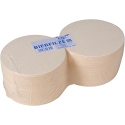 Specipack - Bierviltjes blanco rond - Pak met 100 stuks - 10,7 cm doorsnede