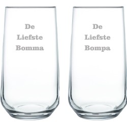 Drinkglas gegraveerd - 47cl - De Liefste Bomma-De Liefste Bompa