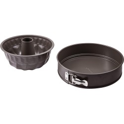 Bergner Bakset - Lovers- 1 x Springvorm en 1 x Tulbandvorm