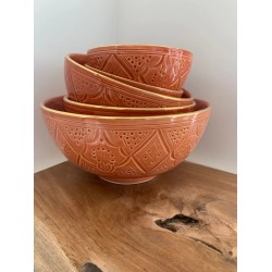 Bowl Marsala Gold 15cm 6 stuks