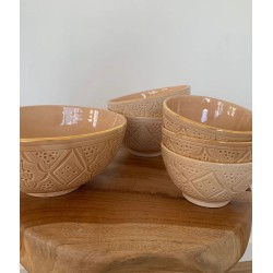 Salad bowl Sahara Gold 25cm 2 stuks