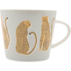 Scion Living Bucket mug - Beker - 350ml - Leopard -