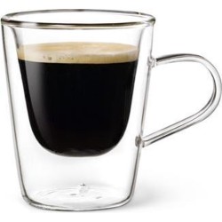 Dubbelwandig glas Espresso - 10 cl - Set van 2