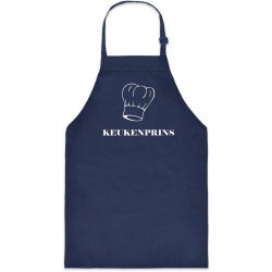 Schort voor kinderen keukenprins donker blauw