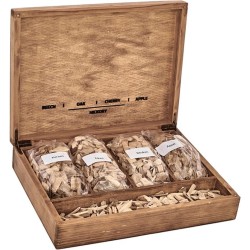 Smokey Goodness Smoker Mix box 5x 200grm Beech, Oak, Cherry,Apple,Hickory