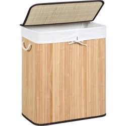 Bamboe Opbergmand/ Wasmand - 100L - Naturel