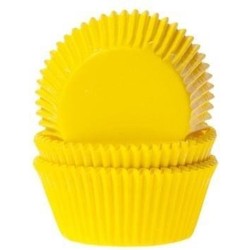 Cupcake Cups Geel 50x33mm. 500 st.
