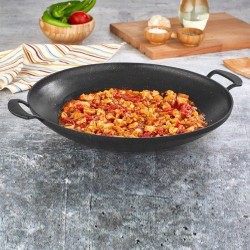 Emaille Wokpan – 31 cm – Klein