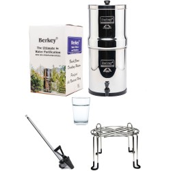 Imperial Berkey Set: Waterfilter 17L + Kijkglaskraantje + Standaard