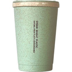 Biologisch Afbreekbare Koffiebeker - Ecologische beker - Straw Wheat Plastic cup - Eco-vriendelijke koffie beker - Groen