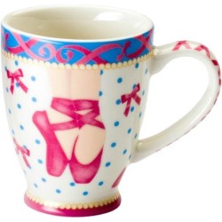 Senseokopje, set van 4, hoogte 8 cm, merk: Cupkes, kleur blauw/pink