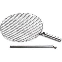 Höfats Triple Haard Grillrooster - RVS - Ø45 cm - Zilver