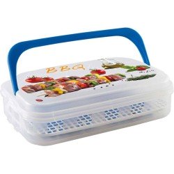 Snips - BBQ bewaarbox met coolelementen - 7L - Transparant - 1 Stuk(s)