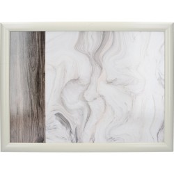 Laptray, Schoot Dienblad, Marmer Effect, 44 x 34 cm - Creative Tops
