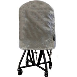 COVER UP HOC Diamond bbq hoes rond -55x90 cm - Waterdicht met Stormbanden en Trekkoord