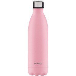 FLASKE Flower - RVS Drinkfles van 1L- Geschikt als waterfles, thermosfles en thermoskan