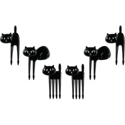 Bento Voedselprikkers - Zwarte Kat