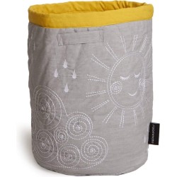 Quilted Basket Grey Large Roommate