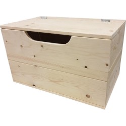 Wood4you - Speelgoedkist Kick vuren 90Lx50Hx50D cm