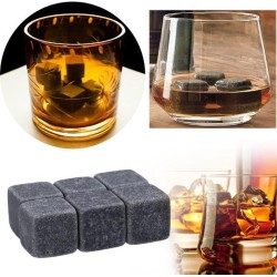 30 Whisky Stenen / Blokken - Natural Whiskey Stones