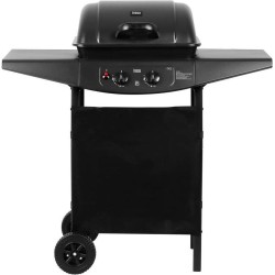 Gas BBQ - Zinaps TSA0080 Gas Barbecue 2 Burner Black -  (WK 02124)