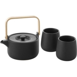 THEEPOT 50CL + 2 MOKKEN ZWART 20CL - THEESET