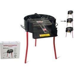 Barbecue rustiek 50cm - houtskool - briketten - zomer - barbecueën - BBQ - lekker eten