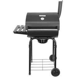 EASTWALL Charcoal Grill barbecue - RVS - Zwart - Mobiel