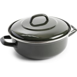 Dagelijkse kost - Jeroen Meus - braadpan ø24cm - olijfgroen - inductie - emaille - PFAS-vrij