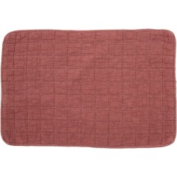 Mrs Bloom - Gewatteerd placemat 'Charlotte' - Rose, 50 x 35cm